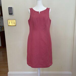 Talbots Pink Sheath Dress, Fully Lined